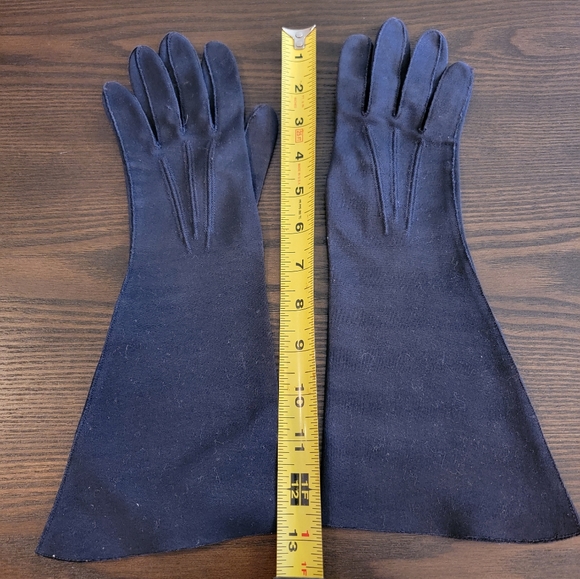 MCM 50S Women's Black Midlength Gloves - Picture 5 of 5